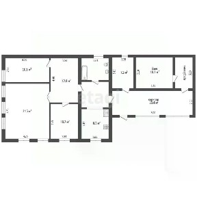 Продается 1-этажный дом, 83 м²
