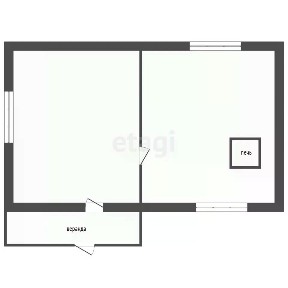 Продается 1-этажный дом, 30 м²
