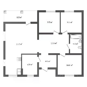Продается 1-этажный дом, 120 м²