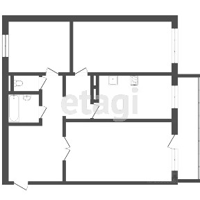 Продается 3-комн. квартира, 83,3 м²