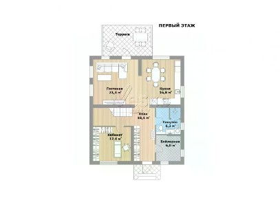 Продается 2-этажный коттедж, 156 м²