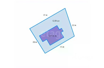 Продается 1-этажный дом, 125 м²