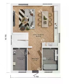 Продается 2-этажный дом, 126 м²