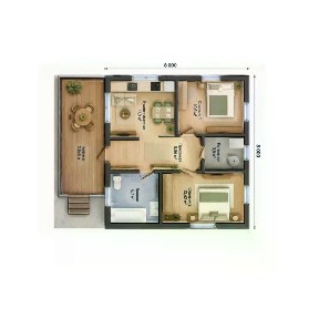 Продается 2-этажный дом, 75 м²