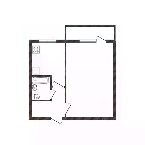 Продается 1-комн. квартира, 30,4 м²