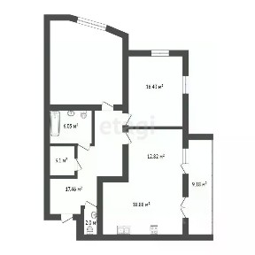 Продается 3-комн. квартира, 99,4 м²