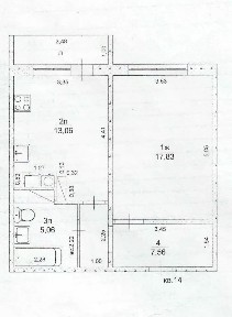 Продается 1-комн. квартира, 43,5 м²