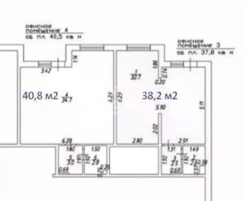 Сдается помещение свободного назначения, 40,8 м²