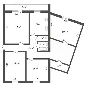 Продается 4-комн. квартира, 77,5 м²