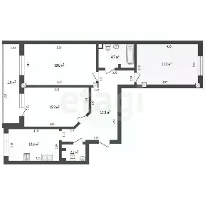 Продается 3-комн. квартира, 81,6 м²