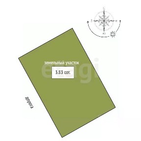 Продается 1-этажный дом, 60 м²