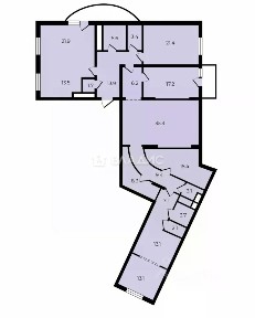 Продается 5-комн. квартира, 215,5 м²