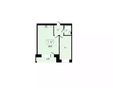 Продается 2-комн. квартира, 56,1 м²