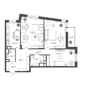 Продается 3-комн. квартира, 82 м²