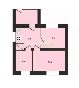 Продается 2-комн. квартира, 38,1 м²