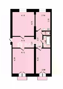 Продается 3-комн. квартира, 83,5 м²