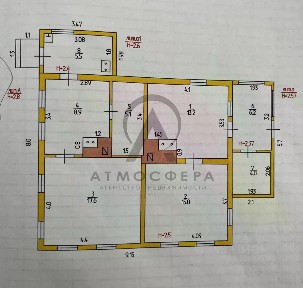 Продается 50% часть дома, 75,5 м²