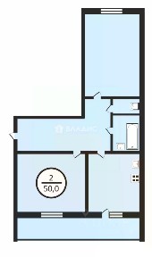 Продается 2-комн. квартира, 50 м²