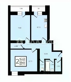 Продается 2-комн. квартира, 85,7 м²