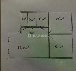 Продается 2-комн. квартира, 81,4 м²