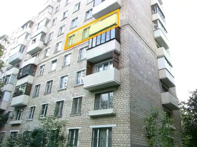 Продается квартира свободной планировки, 38,5 м²