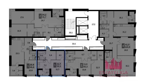 Продается 1-комн. квартира, 35 м²