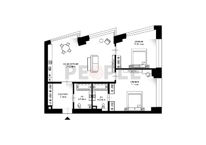 Продается 3-комн. квартира, 75,8 м²