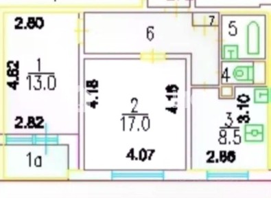 Продается 2-комн. квартира, 51,9 м²