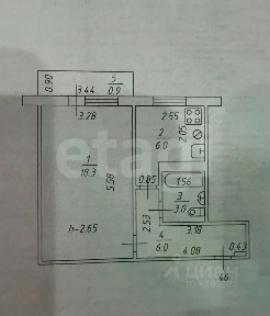 Продается 1-комн. квартира, 33,3 м²
