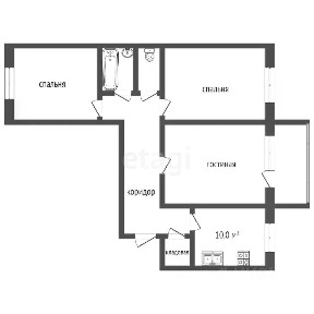 Продается 3-комн. квартира, 70 м²