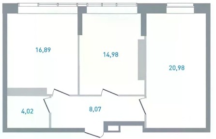 Продается 2-комн. квартира, 70 м²