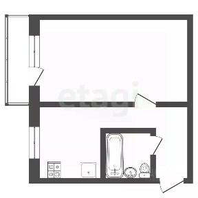 Продается 1-комн. квартира, 30,6 м²