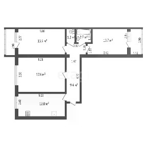 Продается 3-комн. квартира, 66,2 м²
