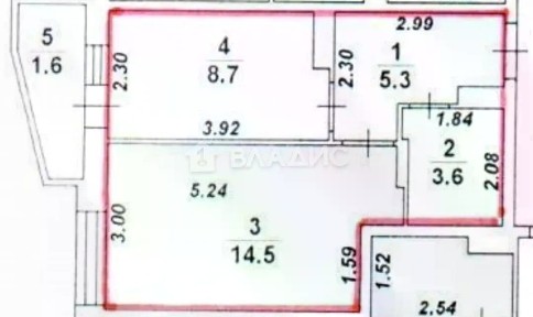 Продается 1-комн. квартира, 33 м²