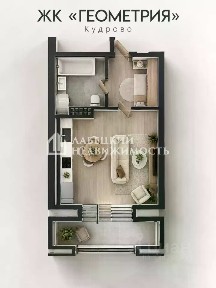 Продается студия, 22,3 м²