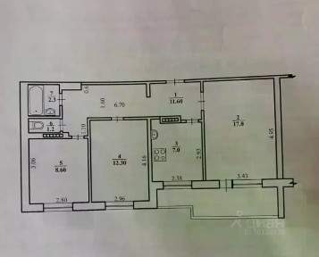 Продается 3-комн. квартира, 60 м²