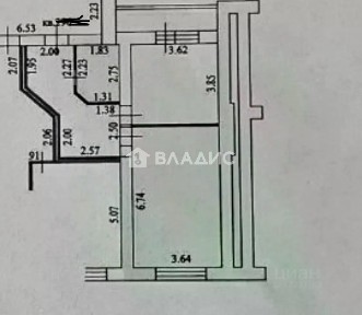 Продается 1-комн. квартира, 60 м²