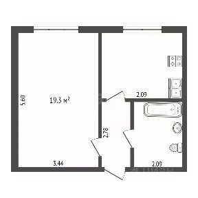 Продается 1-комн. квартира, 33,9 м²