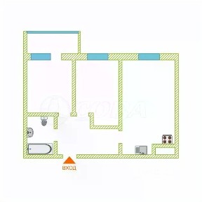Продается 2-комн. квартира, 54,7 м²