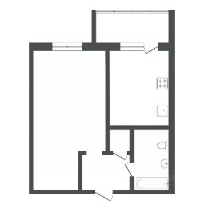 Продается 1-комн. квартира, 33,6 м²