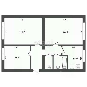 Продается 3-комн. квартира, 54 м²