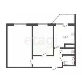 Продается 2-комн. квартира, 51 м²