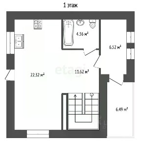 Продается 3-этажный дом, 232,6 м²