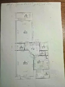 Продается 2-комн. квартира, 61,5 м²