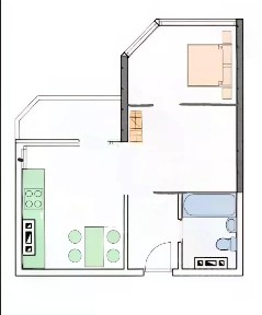 Продается 1-комн. квартира, 45 м²