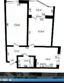 Продается 2-комн. квартира, 53 м²