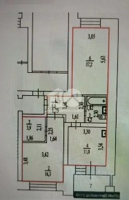 Продается 2-комн. квартира, 59,2 м²
