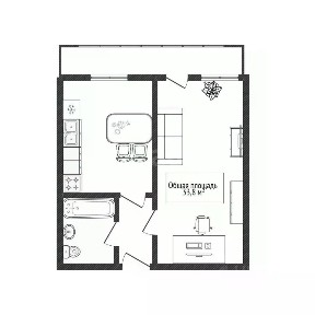 Продается 1-комн. квартира, 33,8 м²