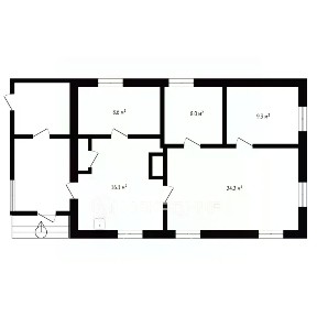 Продается 1-этажный дом, 67,1 м²