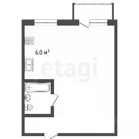 Продается 1-комн. квартира, 30,6 м²